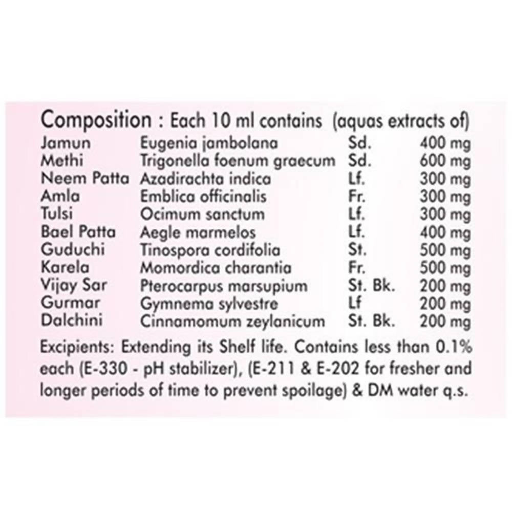 Basic Ayurveda Diabe Sutra Sugar Control Drink Ingredients